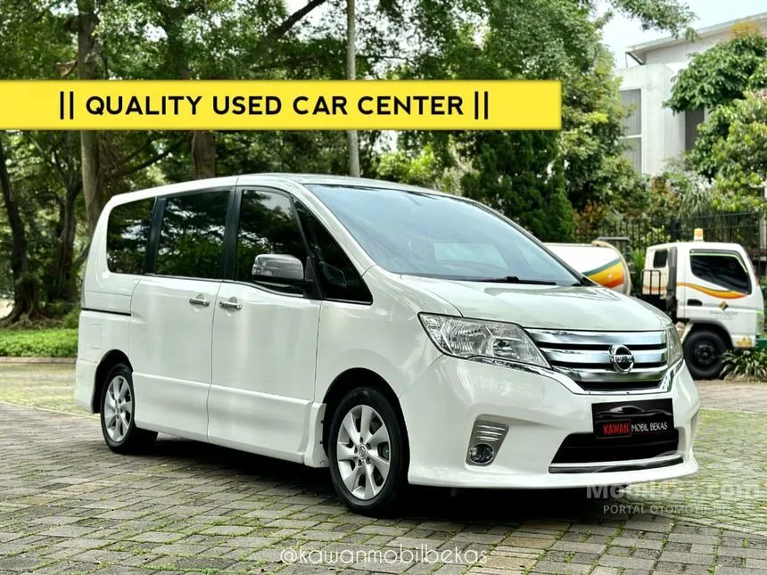 Jual Mobil Nissan Serena 2013 Highway Star 2.0 di DKI Jakarta Automatic MPV Putih Rp 153.000.000