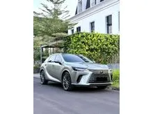2023 Lexus RX 350h 2.5 Luxury SUV Sonic Titanium on White Odo 59 Rb (TERMURAH)