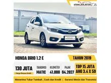 2019 Honda Brio 1.2 Satya E Hatchback Matic Putih New Model Kondisi Cakep Siap Pakai
