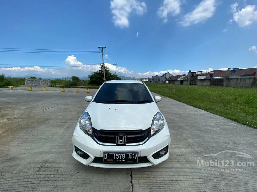 Jual Mobil Honda Brio 2018 Satya E 1.2 di Jawa Barat Automatic Hatchback Putih Rp 135.000.000
