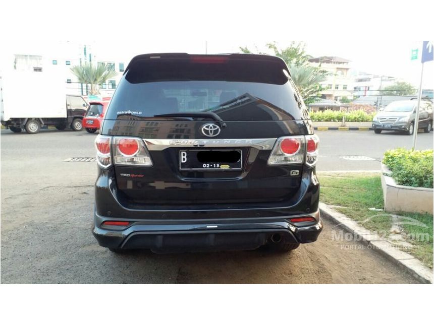 Jual Mobil Toyota Fortuner 2014 TRD G Luxury 2 7 di DKI 