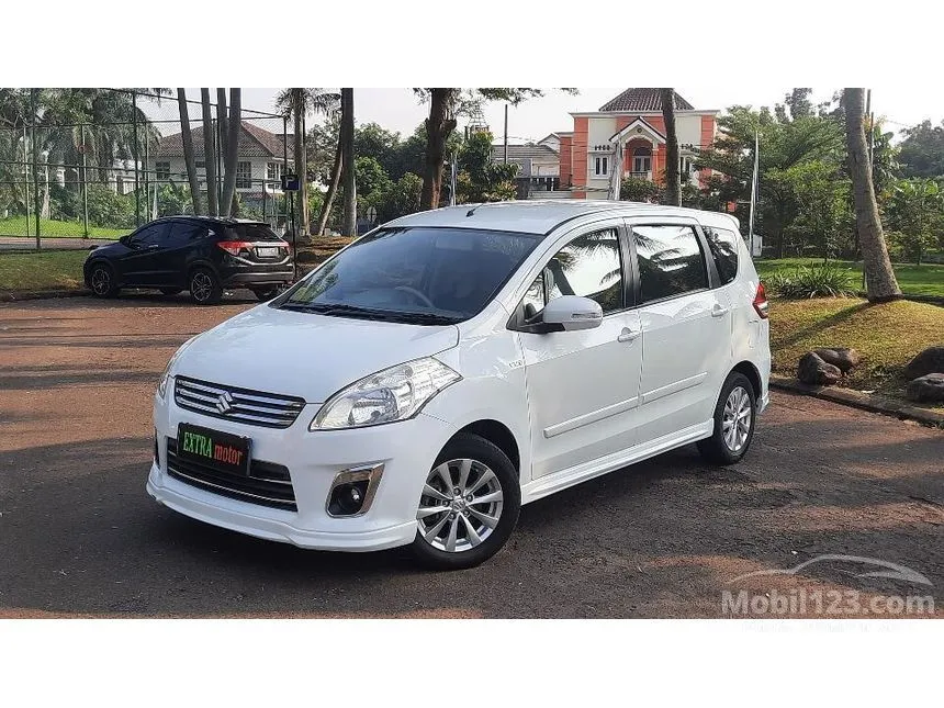 Jual Mobil Suzuki Ertiga 2014 GX Elegant 1.4 di Banten Manual MPV Putih Rp 118.000.000
