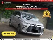 2024 Toyota Avanza 1.5 G MPV CVT AT 2024/2025 [ GARANSI 5TH ]