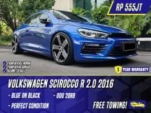 2016 Volkswagen Scirocco 2.0 R Hatchback Sciroco Blue on Black Biru VW