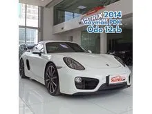 2014 Porsche Cayman 2.7 Standard Coupe White on Red 981 PDK ATPM Putih