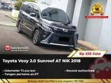 2018 Toyota Voxy 2.0 MPV Sunroof AT 2018/2019 [ GARANSI 5TH ]