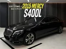 2015 Mercedes-Benz S400L 3.0 Exclusive Sedan Black on Black Mercy S400 L S 400 Hitam