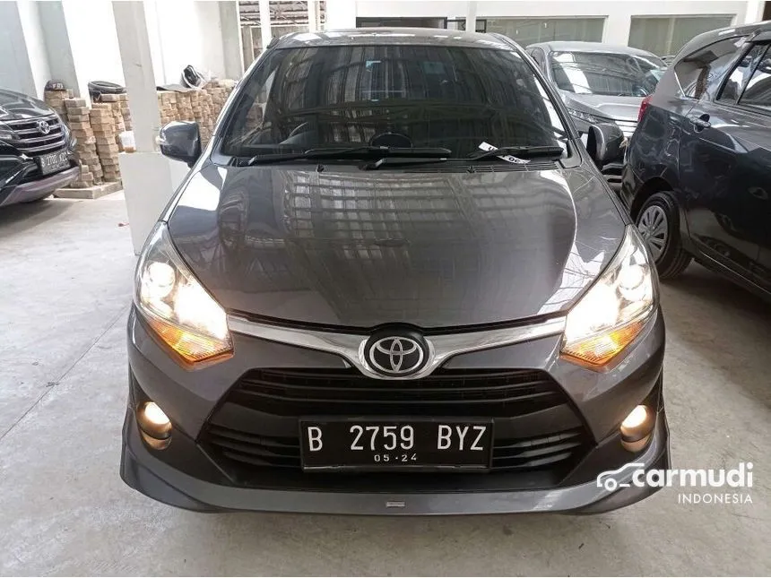 Jual Mobil Toyota Agya 2019 TRD 1.2 di Jawa Barat Automatic Hatchback Abu