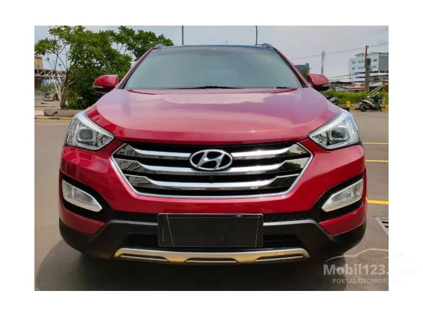 Jual Mobil Hyundai Santa Fe 2014 2.4 di DKI Jakarta Automatic SUV Merah Rp 211.000.000