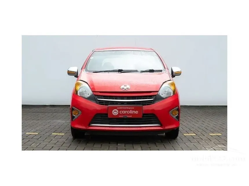 Jual Mobil Toyota Agya 2015 G 1.0 di Jawa Barat Manual Hatchback Merah Rp 88.000.000
