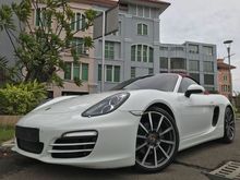2013 Porsche Boxster 2.7 981 Convertible Km10rb Full Option White On Red Top Red TDP.275JT