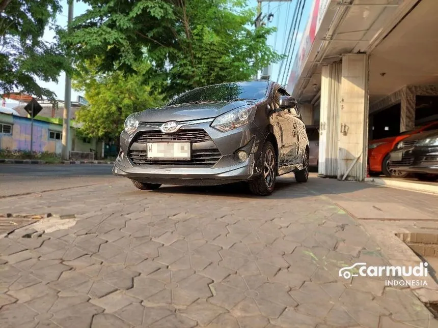 Jual Mobil Toyota Agya 2018 TRD 1.2 di Jawa Timur Automatic Hatchback Abu