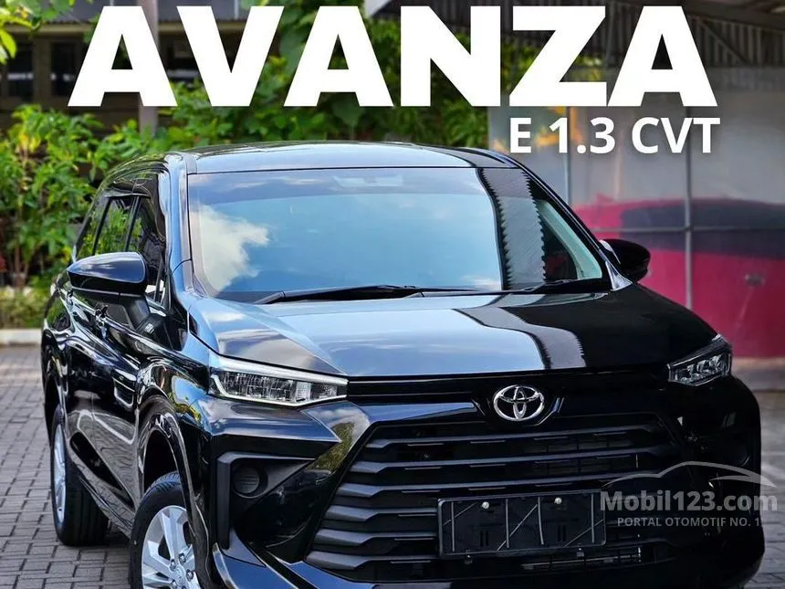 Jual Mobil Toyota Avanza 2023 E 1.3 di Banten Automatic MPV Hitam Rp 221.800.000