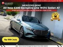 2024 Mercedes-Benz E200 2.0 Exclusive Line Sedan W214 2024/2025 [ LOW KM 9RB ]