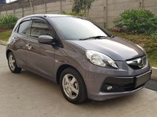Honda new brio 2015 E AT grey low km 30rb tgn pertama dari baru full original paint antik pajak setahun panjang nopil D bandung siap pakai NO PR antik