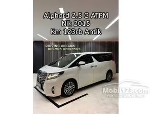 2015 Toyota Alphard 2.5 G MPV