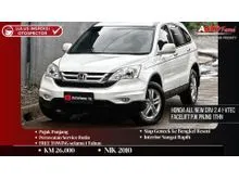 2010 Honda CR-V 2.4 SUV KM 26.000 SUPER ANTIK MOBIL SIMPANAN Honda All New CRV 2.4 I-VTEC Facelift NIK 2010 Pjk Pnjng 1Thn