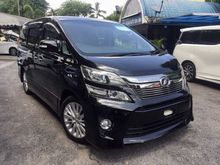 2013 Toyota Vellfire 2.4 Z 7 seater 2 power door unreg