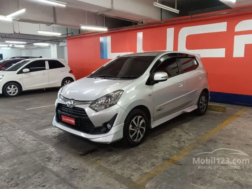 Jual Mobil Toyota Agya 2019 TRD 1.2 di Jawa Barat Automatic Hatchback Silver Rp 113.000.000