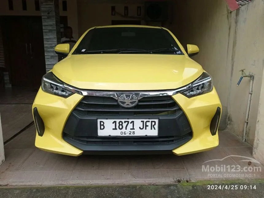 Jual Mobil Toyota Agya 2023 G 1.2 di Banten Manual Hatchback Kuning Rp 145.000.000