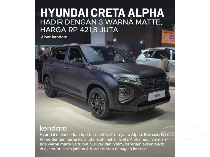 Jual Mobil Hyundai Creta 2024 Alpha 1.5 di DKI Jakarta Automatic Wagon Lainnya Rp 390.000.000