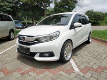 2017 Honda Mobilio 1.5 E AT Matic Putih Velg Custom Keren