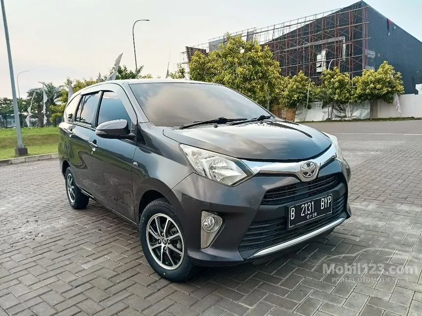 Jual Mobil Toyota Calya 2019 G 1.2 di Banten Automatic MPV Abu