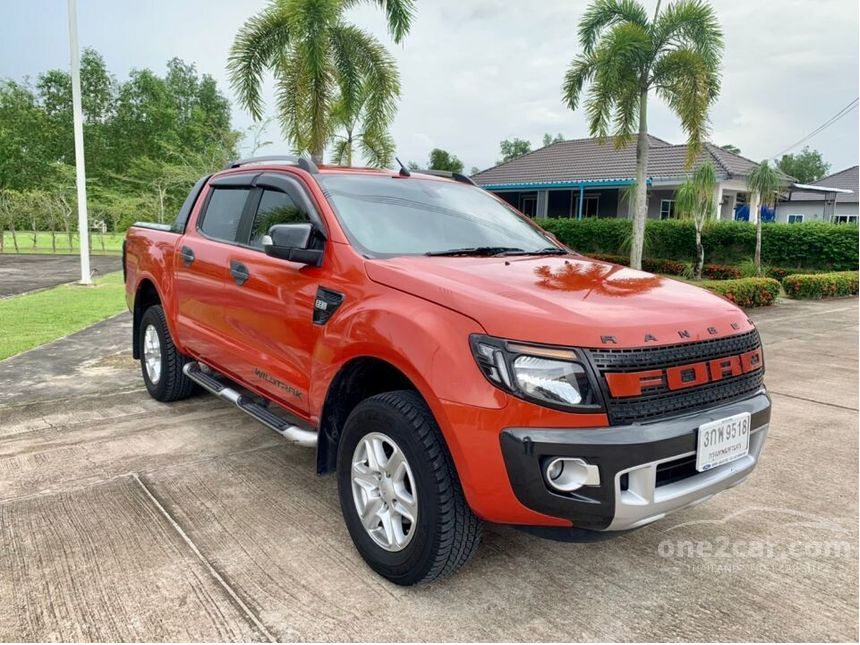 Ford Ranger 2014 DOUBLE CAB (ปี 12-15) WildTrak 2.2 เกียร์อัตโนมัติ สี ...