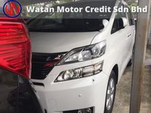 Toyota Vellfire 2.4 FACELIFT,LUXURY INTERIOR,2 POWER DOORS,KEYLESS ENTRY,XENON LAMP,FRONT N BACK CAMERA,PARKTRONIC,14-UNREGISTER,FREE MANY GIFTS