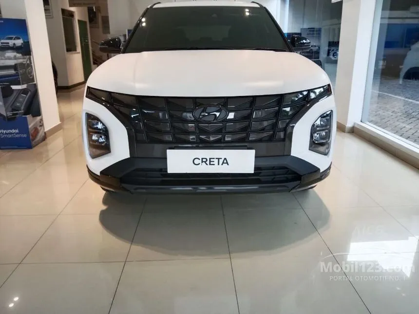 Jual Mobil Hyundai Creta 2024 Alpha 1.5 di Banten Automatic Wagon Putih Rp 346.000.000