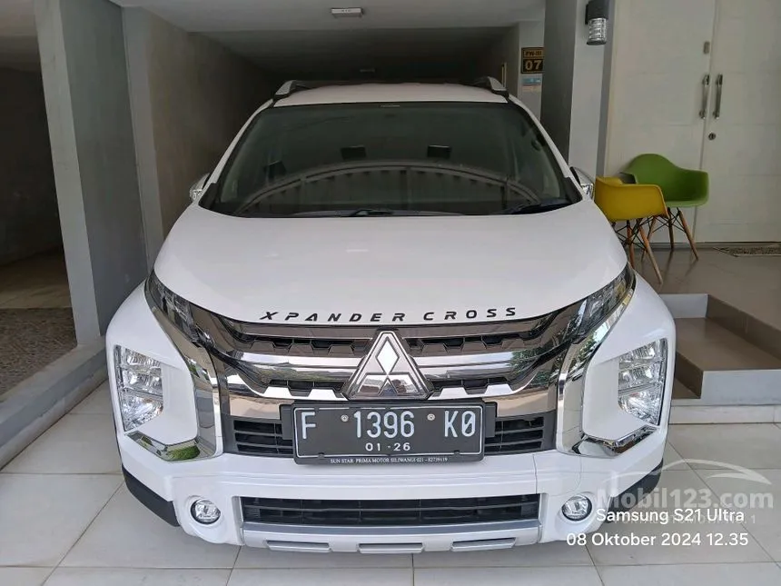 Jual Mobil Mitsubishi Xpander 2021 CROSS Premium Package 1.5 di Jawa Barat Automatic Wagon Putih Rp 239.000.000