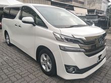 2017 TOYOTA VELLFIRE X SPEC 2.5L 2 POWER DOOR 8 SEATER MPV FREE 5 YEAR WARRANTY