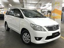 2012 Toyota Kijang Innova Automatic Pertamax 2.0 G