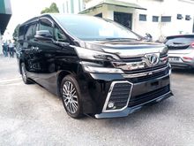 2015 Toyota Vellfire 2.5 Z G Edition MPV