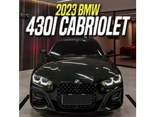2023 BMW 430i 2.0 M Sport Convertible Sanremo Green on Black Mocca Cabriolet Cabrio Msport Hijau