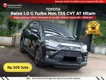 2025 Toyota Raize 1.0 T G (1 Tone) SUV Turbo Non TSS CVT AT 2025/2026 [ GARANSI 5TH ]