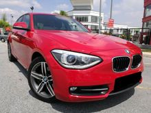 (TRUE 2014) BMW 118i 1.6 SPORT F20 Melbourne Red
