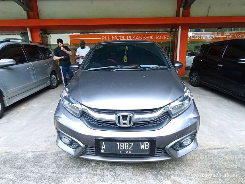 Jual Mobil Honda Brio 2021 E Satya 1.2 di Jawa Barat Automatic Hatchback Abu