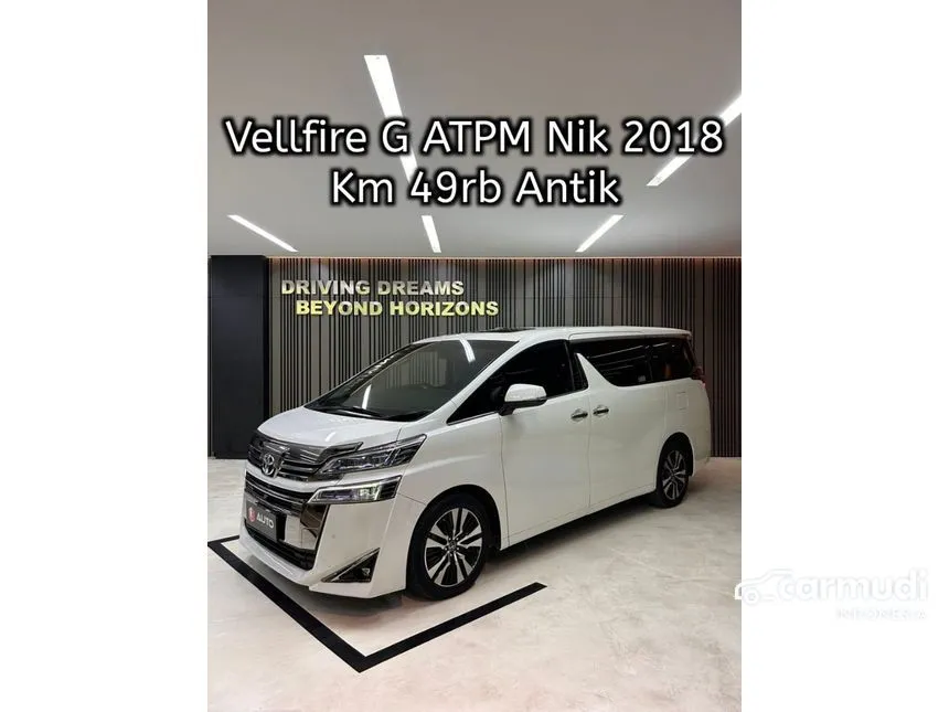 2018 Toyota Vellfire G MPV