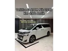 2018 Toyota Vellfire 2.5 G MPV