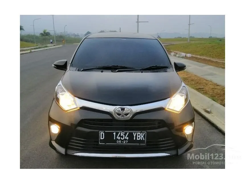 Jual Mobil Toyota Calya 2017 G 1.2 di Jawa Barat Manual MPV Hitam Rp 120.000.000