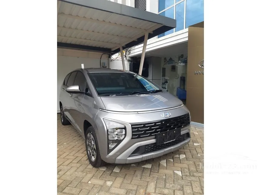Jual Mobil Hyundai Stargazer 2024 Prime 1.5 di Banten Automatic Wagon Silver Rp 298.000.000
