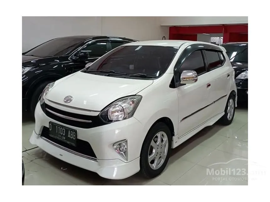 Jual Mobil Toyota Agya 2014 TRD Sportivo 1.0 di Jawa Barat Automatic Hatchback Putih Rp 97.000.000