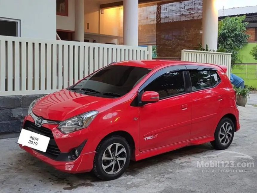 Jual Mobil Toyota Agya 2019 TRD 1.2 di Jawa Timur Manual Hatchback Merah Rp 124.000.000