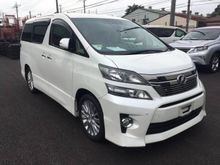 TOYOTA VELLFIRE ZG EDITION 2.4L UNREGISTER 2012 JAPAN SPEC