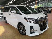 2015 Toyota Alphard 2.5 SC HIGH SPEC JBL UNREG