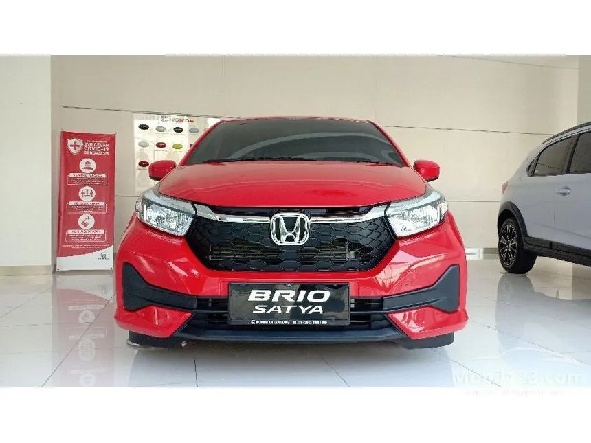 Jual Mobil Honda Brio 2024 E Satya 1.2 di Jawa Barat Manual Hatchback Merah Rp 3.000.000