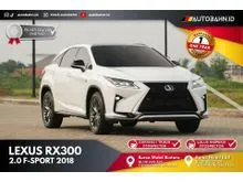 2018 Lexus RX 300 2.0 F Sport SUV Garansi Mesin Transmisi 1 Tahun