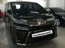 TDP 500juta, 2018 Toyota Vellfire 2,5 ZG Audioless