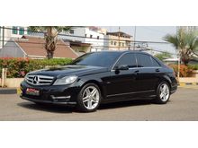 Mercedes Benz C250 AMG Line 2012 Black On Black KM 40Rban Terawat